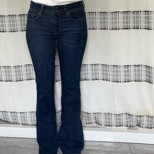 Women's Dark Blue Flare Jeans
